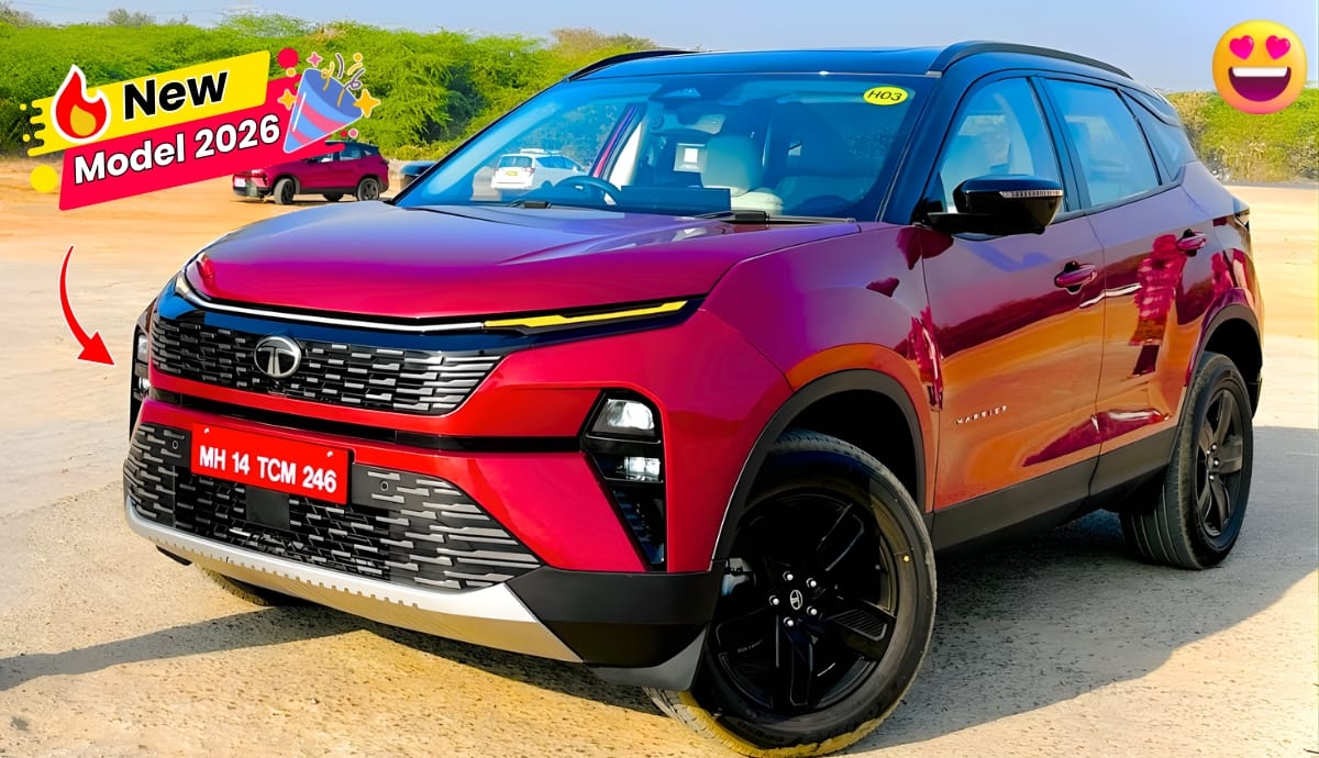 Tata Harrier New Model 2026: टाटा की अब तक की सबसे शानदार गाड़ी लग्जरी फीचर्स प्रीमियम लुक के साथ